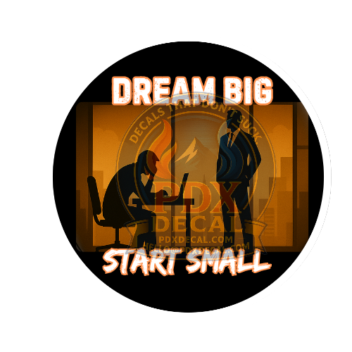 Dream Big mini decal